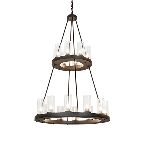 42" Wide Loxley 20 Light Two Tier Chandelier | 271033