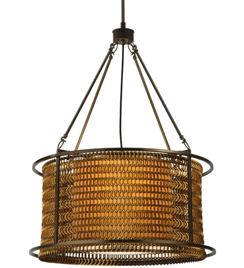 24"W Maille Drum Pendant | 128777