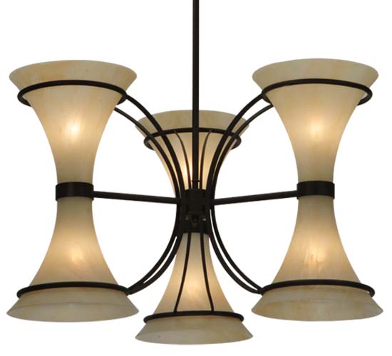 30"W Chronos 3 Arm Chandelier | 129867