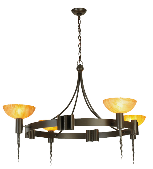 48.5"W Kuberic 4 LT Chandelier | 130163