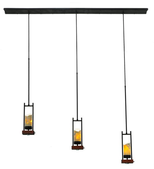 72"L Grand Terrace 3 LT Jadestone Island Pendant | 141350