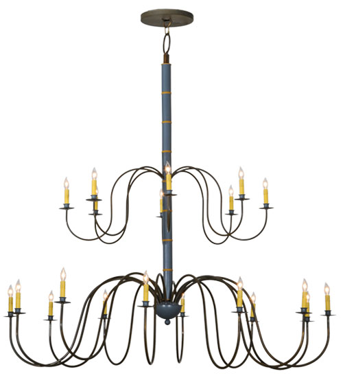 68"W Marseille 20 LT Two Tier Chandelier | 143566