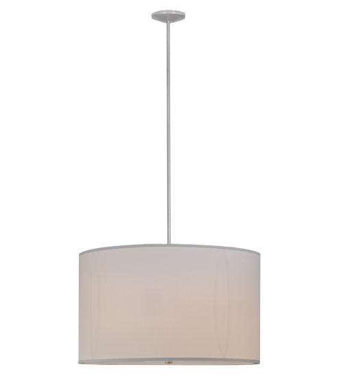 36"W Cilindro White Textrene Pendant | 145853