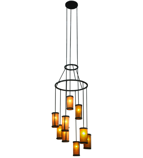 35" Wide Cartier 9 LT Cascading Chandelier | 148671