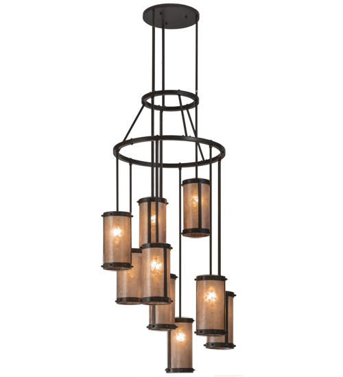 30" Wide Cartier 9 LT Cascading Chandelier | 149979