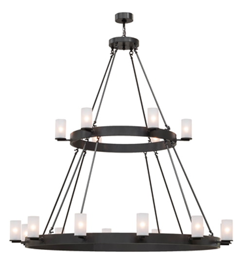 72"W Chappell 18 LT Two Tier Chandelier | 153502