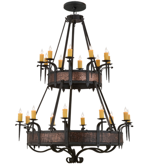 56" Wide Costello 20 Light Two Tier Chandelier | 158265