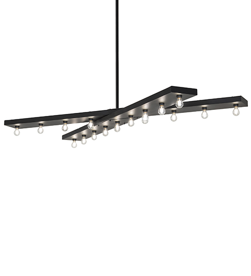 96" Long Caldero 17 Light Oblong Chandelier | 276585