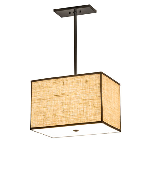 18" Long Quadrato Lounge Oblong Pendant | 278422