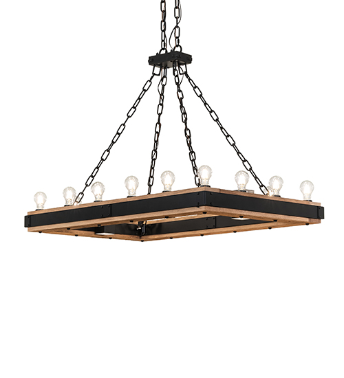 60" Long Dowling 16 Light Oblong Chandelier | 289213