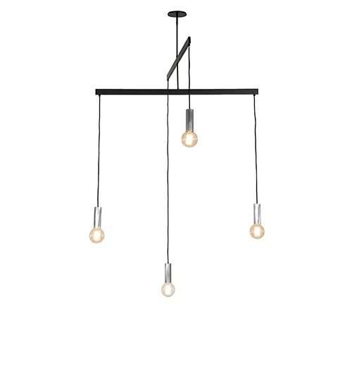 42" Wide 4 Light Contemporary Chandelier | 290471