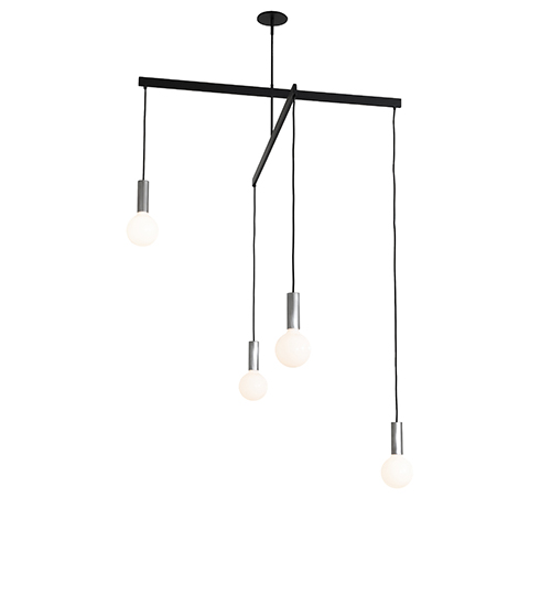 42" Wide 4 Light Contemporary Chandelier | 290472