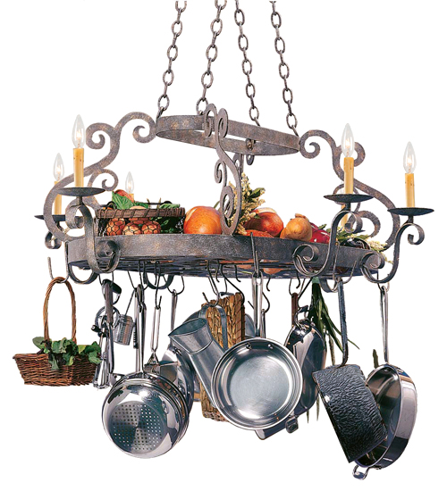 53" Long Neo 6 Light Pot Rack | 116372