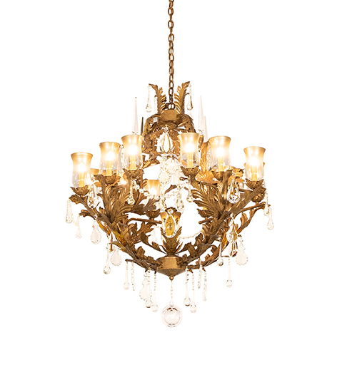 30" Wide French Baroque 13 Light Chandelier | 251904
