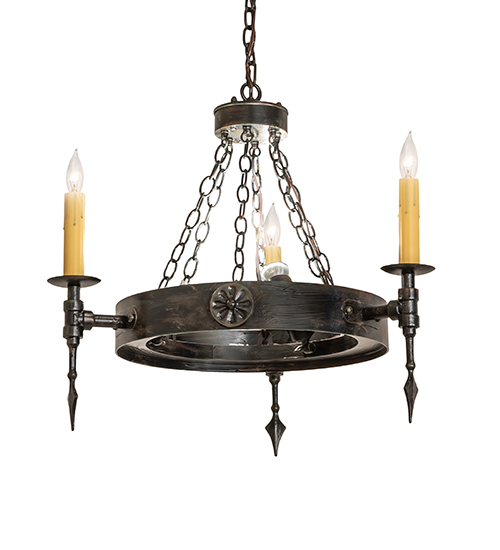 27" Wide Warwick 6 Light Chandelier | 112811