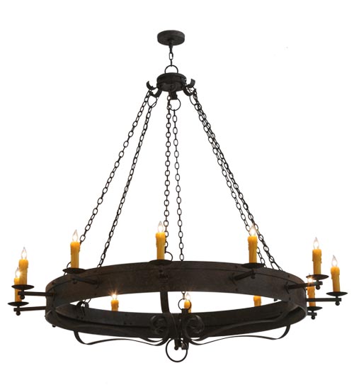 72"W Parnella 12 LT Chandelier | 115557