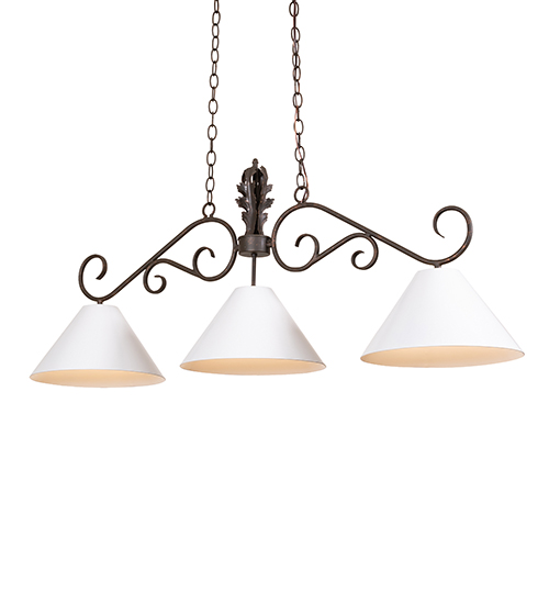 48" Long Bristol 3 Light Island Pendant | 115618