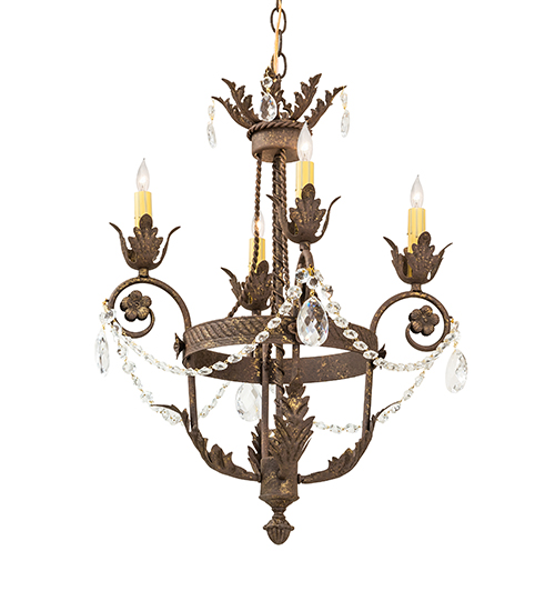 18" Wide Antonia 4 Light Chandelier | 115834