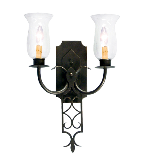 14" Wide Gabrielle 2 Light Wall Sconce | 117196