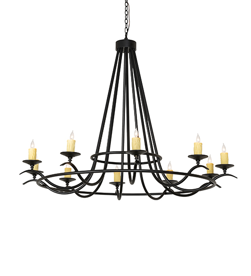 60" Wide Octavia 10 LT Chandelier | 117545