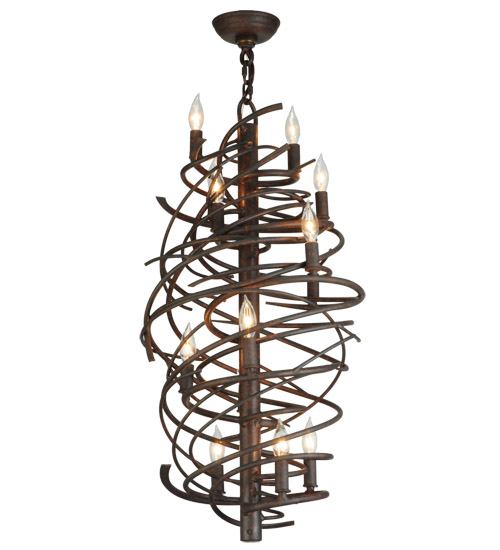 24"W Cyclone 13 LT Chandelier | 117938