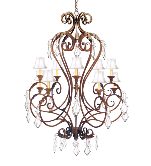 42" Wide Josephine 10 Light Chandelier | 118198