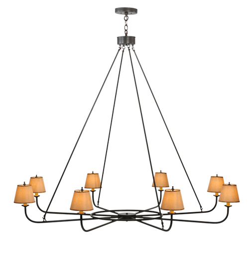 62"W Brach Ring 8 LT Chandelier | 118614