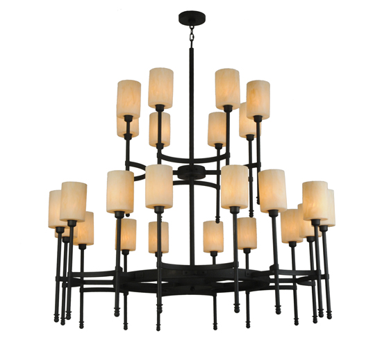 60"W Fantasy 24 LT Two Tier Chandelier | 118829