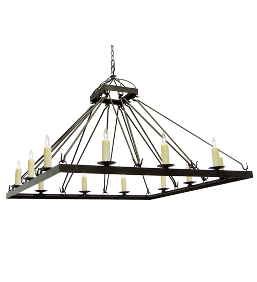 60" Square Retreat Chandelier | 119651