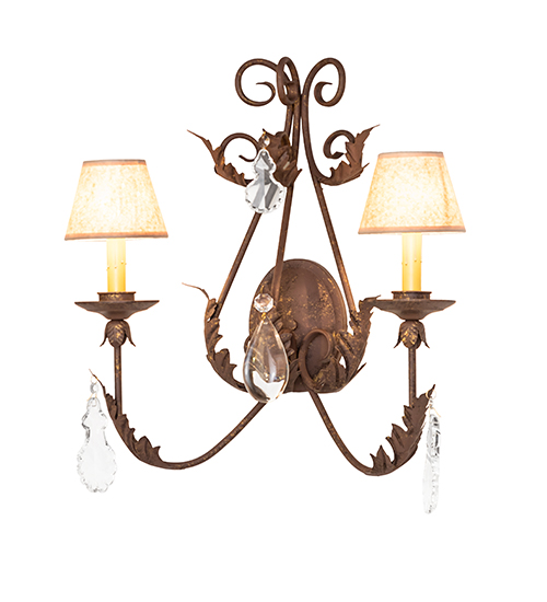 21" Wide French Elegance 2 Light Wall Sconce | 120225