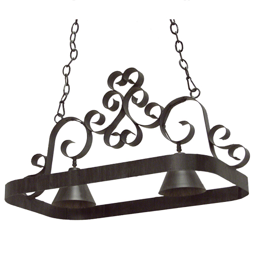 32" Long Hayley 2 Light Pot Rack | 120296