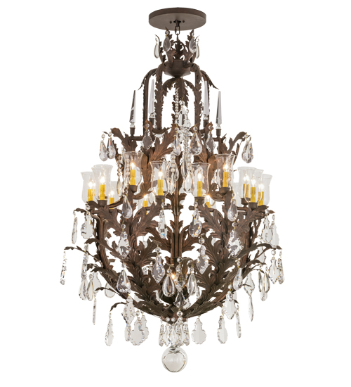 40"W French Baroque 16 LT Chandelier | 120332