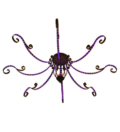 166"W Carnevale 8 Arm Chandelier | 121274