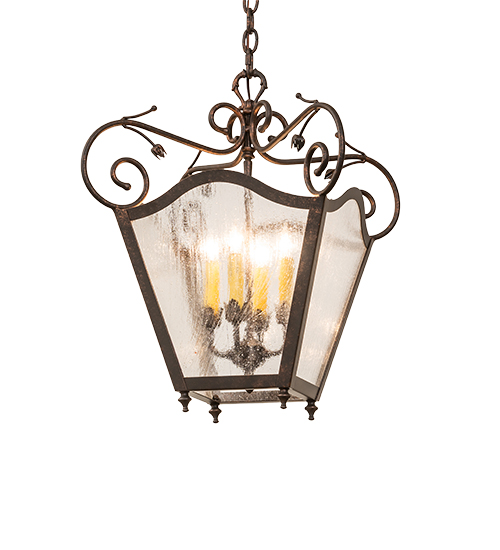 16" Square Terena 4 Light Pendant | 129203