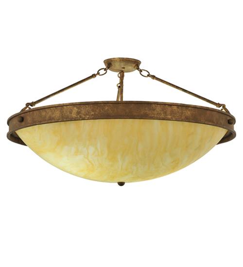 29.5"W Dionne Semi-Flushmount | 129316