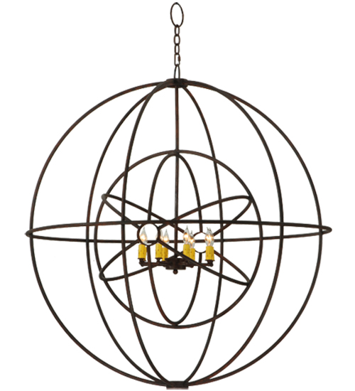 43"W Atom Enerjisi 8 LT Chandelier | 129407