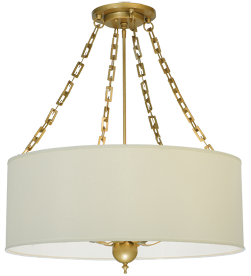 28"W Cilindro Eggshell Pendant | 129690