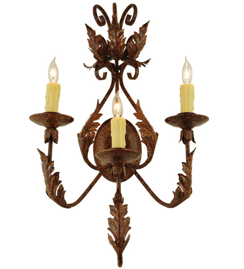 16.5"W French Elegance 3 LT Wall Sconce | 135057