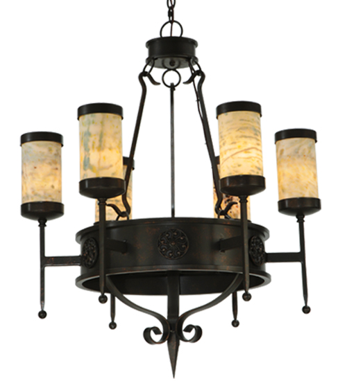 30" Wide Lorenzo 6 Light Chandelier | 135392
