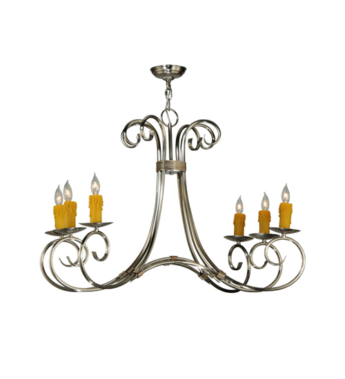 34.5" Wide Elon 6 Light Chandelier | 137245