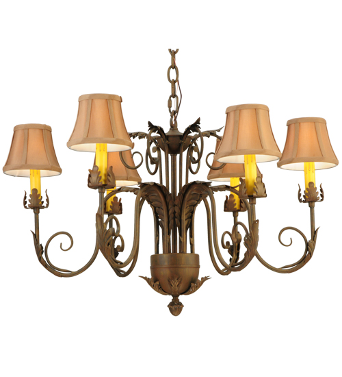 29.5" Wide Lindsay 6 Light Chandelier | 139594