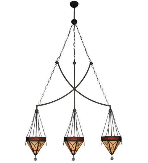 63" Wide Larkfield 3 Light Pendant | 140698