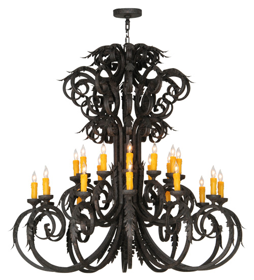50"W Serratina 24 LT Chandelier | 141577