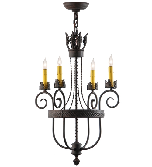 18" Wide Antonia 4 Light Chandelier | 141641