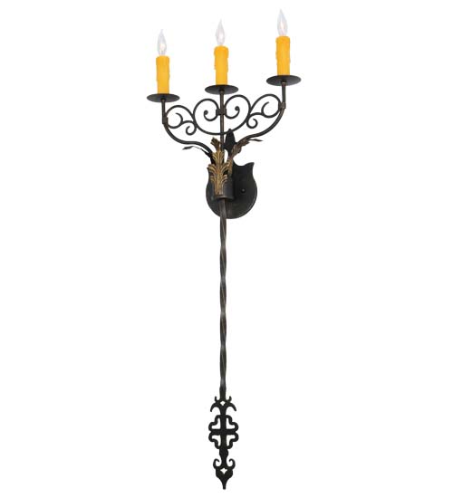 15.5"Wide Merano 3 Light Wall Sconce | 141713