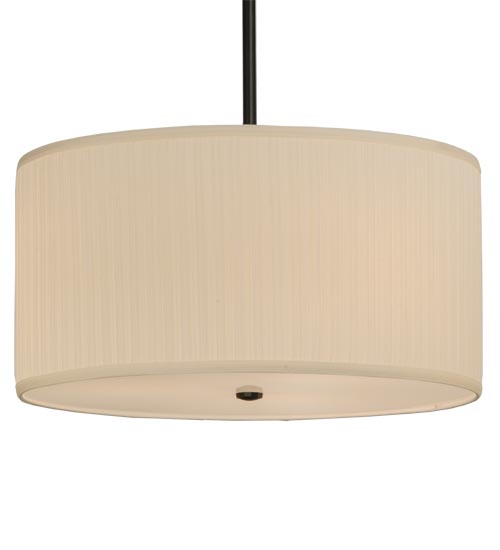 24"W Cilindro Mushroom Pleated Textrene Pendant | 146617