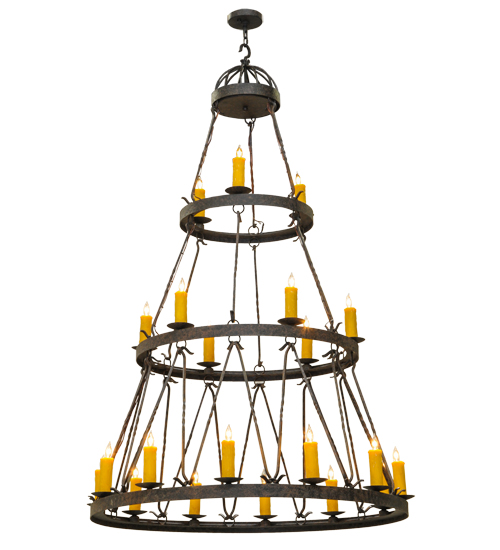 54"W Lakeshore 21 LT Three Tier Chandelier | 147244