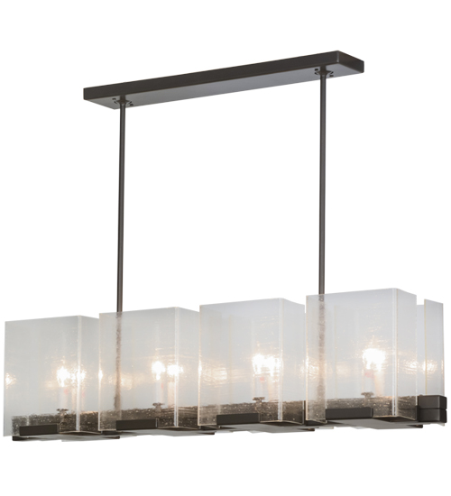 41"L Ice Cube 8 LT Oblong Chandelier | 151139