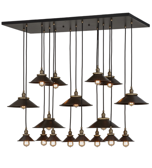 54"L Revival Chic 17 LT Cascading Pendant | 151910