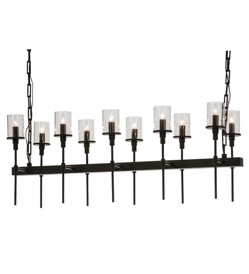 42" Long Fantasy 10 Light Oblong Chandelier | 152463